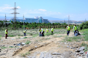 Şəhər ərazisi tullantılardan təmizlənib