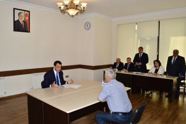 Növbəti vətəndaş qəbulu keçirilib
