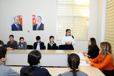 A meeting was held with the elected representatives and members of the "Children's Ambassadorial Council"