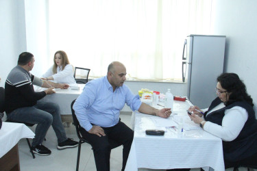 Blood donation action held in Naftalan