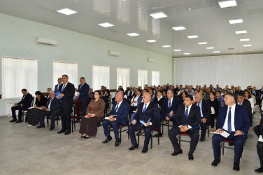 Naftalan Şəhər İcra Hakimiyyətinin başçısı kənd sakinləri ilə görüşüb