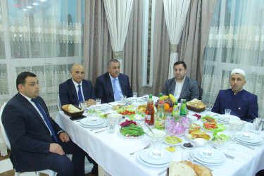 Iftar table was laid in Naftalan