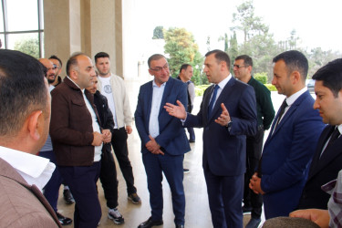 Türkiyəli qonaqlar Naftalanda olublar