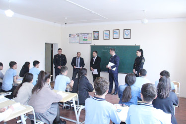 Ümumtəhsil məktəblərində görüşlər keçirilib