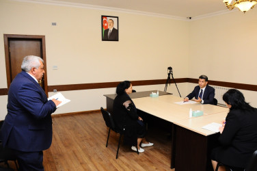 The next reception of citizens was held