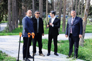 A meeting was held with the head of the Ganja Regional Tourism Department
