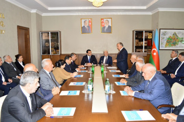 Naftalan şəhər Ağsaqqallar Şurasının hesabat-seçki konfransı keçirilib