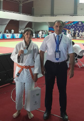 Cüdoçumuz Respublika Olimpiadasında gümüş medal qazanıb