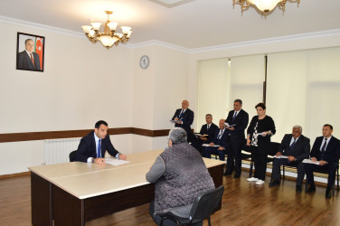 Reception of citizens