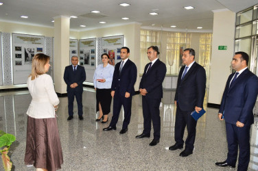 Məmmədiyə Məmmədov Regional Mədəniyyət İdarəsinin rəisi ilə görüşüb
