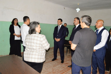 Məmmədiyə Məmmədov Regional Mədəniyyət İdarəsinin rəisi ilə görüşüb
