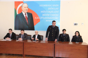 Ümumtəhsil məktəblərində görüşlər keçirilib