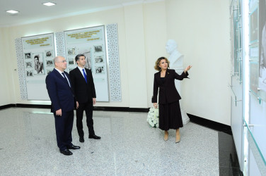 Dövlət Gömrük Komitəsinin sədri Naftalan şəhərində vətəndaşları qəbul edib