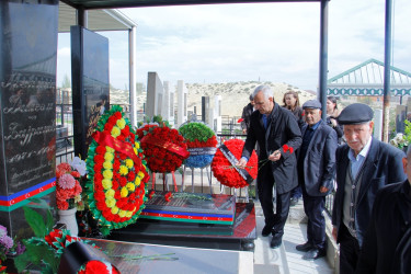 Şəhid Vaqif Bayramovun xatirəsi anılıb