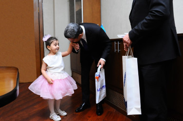 A meeting was held with the children of martyrs and veterans