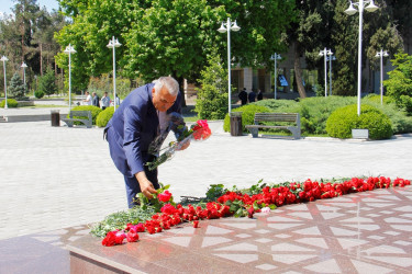 The memory of the Great Leader is honored in Naftalan