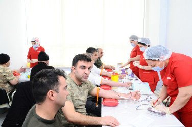 Blood donation campaign held in Naftalan