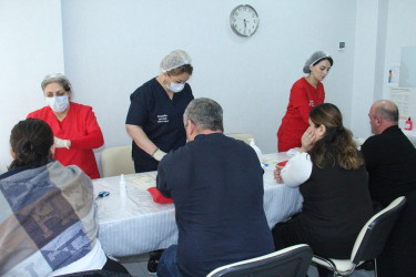 Blood donation action held in Naftalan