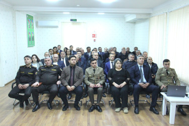 Ümumdünya mülki müdafiə günü ilə bağlı tədbir keçirilib