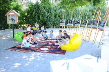 An event titled "Heydar Aliyev in the World of Children" was held