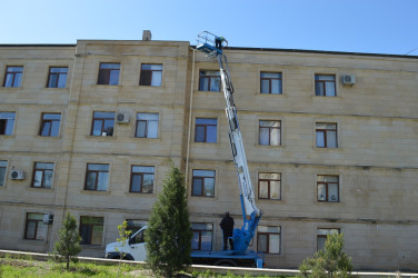 Naftalanda abadlıq və sanitariya tədbirləri aparılıb