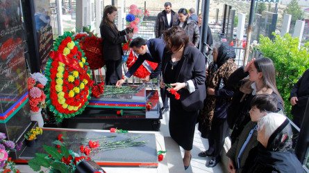 Şəhid Vaqif Bayramovun xatirəsi anılıb