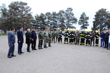 Nümunəvi mülki müdafiə məşqi keçirilib