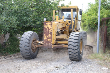 Şəhərin yol infrastrukturu yenilənir