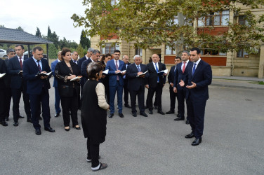 Naftalan Şəhər İcra Hakimiyyətinin başçısı sakinlər ilə növbəti görüş keçirib