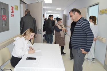 A blood donation campaign was held