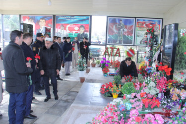 Şəhid Bəxtiyar Aslanovun xatirəsi anılıb