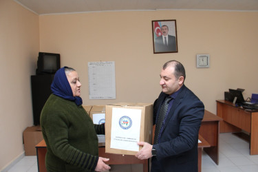 Gifts were distributed to families on the occasion of the holiday in Naftalan