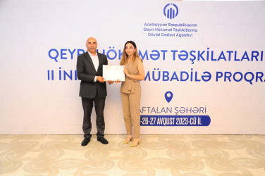 ”II Development and Exchange Program of NGOs" concluded