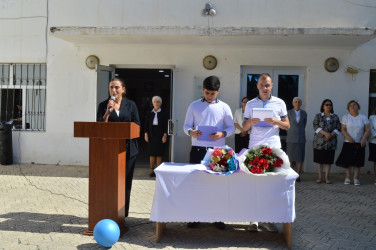 Naftalan şəhərinin məktəblərində son zəng çalınıb