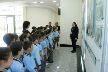 An excursion of schoolchildren was organized to the Heydar Aliyev Center