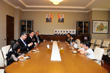 A meeting was held with the children of martyrs and veterans