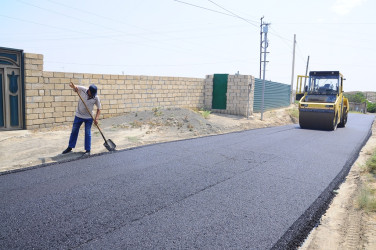 Şəhərin yol infrastrukturu yenilənir