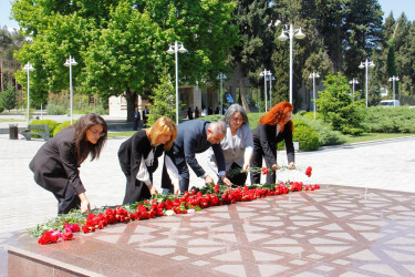 The memory of the Great Leader is honored in Naftalan