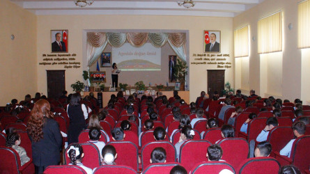 Şəhid Vaqif Bayramovun xatirəsi anılıb