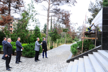 Repair-restoration and cleaning works were carried out in the Memorial complex and around the graves of Martyrs