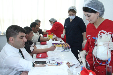 Blood donation action held in Naftalan