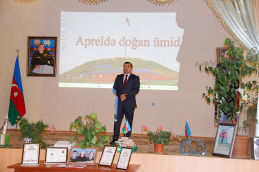 Şəhid Vaqif Bayramovun xatirəsi anılıb