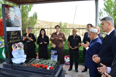 Şəhid Fərid Adıgözəlovun xatirəsi anılıb
