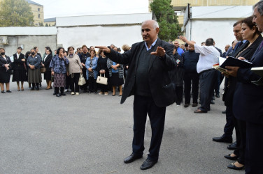Naftalan Şəhər İcra Hakimiyyətinin başçısı sakinlər ilə növbəti görüş keçirib