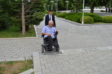 Qarabağ müharibəsi əlilinə növbəti sosial dəstək göstərilib