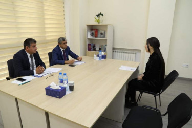 Deputy minister Anar Aliyev received citizens in Naftalan