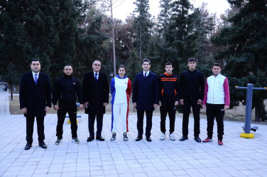 В парке Гейдара Алиева установлены спортивные сооружения