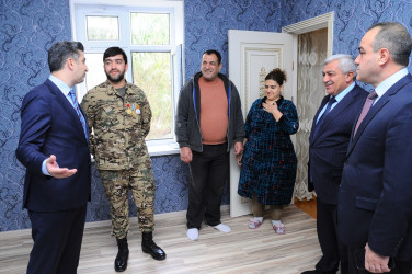 The head of the Executive visited the participant of the Patriotic War at his home