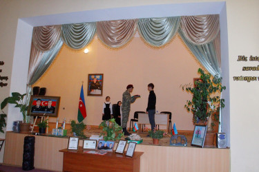 Şəhid Vaqif Bayramovun xatirəsi anılıb