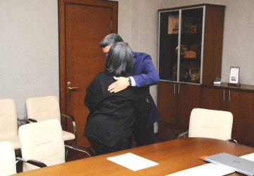 The head of the executive power met with the Martyr's mother